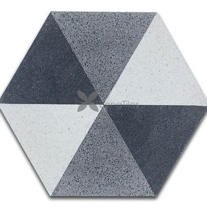 BongTiles - Encaustic handmade hexagon cement tiles BT202-2