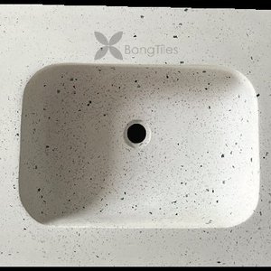BongTiles - Terrazzo sink S850x550.1000.G23.GL
